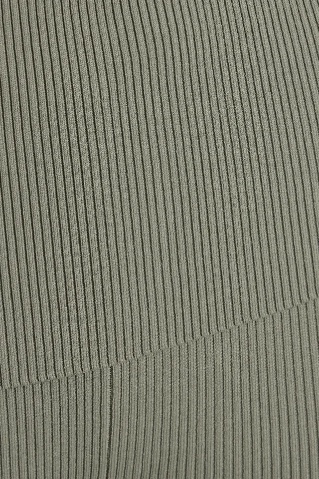 3.1 Phillip Lim Cropped Ribbed-Knit Leggings in Sage green, photo 4 of 4 from THE OUTNET