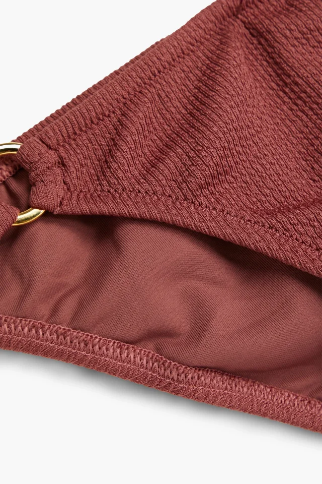 Melissa Odabash Bari Embellished Ribbed Bikini Briefs, photo 4 of 4 from THE OUTNET