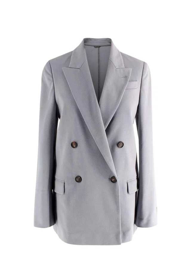 Brunello Cucinelli Grey Blazer and Trouser Two Piece Suit in Grey from HEWI