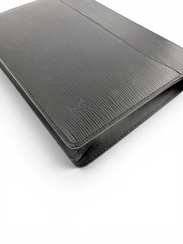 Louis Vuitton Black Epi Vintage Zip Top Clutch in Black Leather from Season 2 Consign, photo 8 of 10