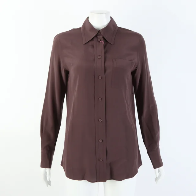 Lanvin silk long-sleeve shirt from GUGUS