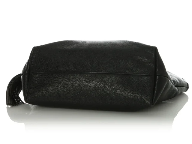 Gucci Bamboo Tassel Shopper in Black Leather from Ann's Fabulous Finds, photo 6 of 9