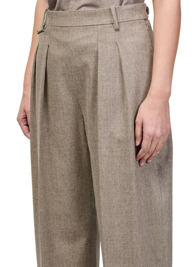 KHAITE Dugan pants in Metallized 100% cotton, photo 3 of 5 from 24S (US)