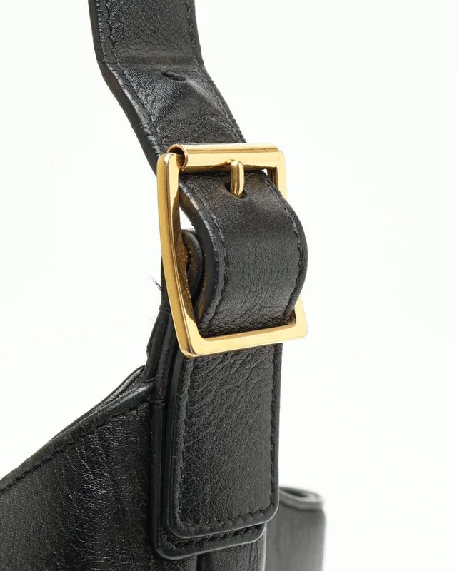 Saint Laurent Flat Hobo Bag in Leather from A Retro Tale, photo 7 of 10