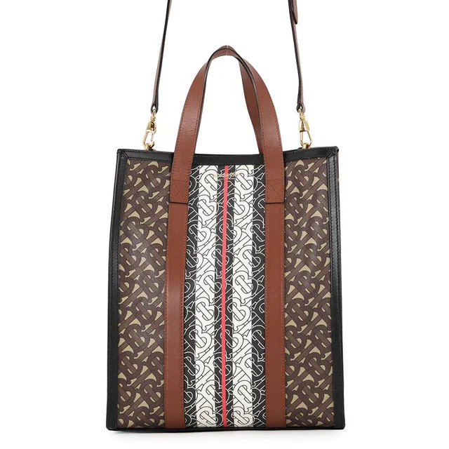 Burberry TBMonogram 2WAYBag Beige/Multicolor8024294 PVC Leather in Beige Leather from GALLERY RARE