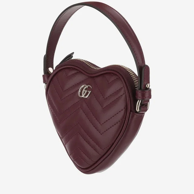 Gucci Gg Marmont Shoulder Bag — Burgundy Calf Skin in Burgundy Calfskin from HEWI