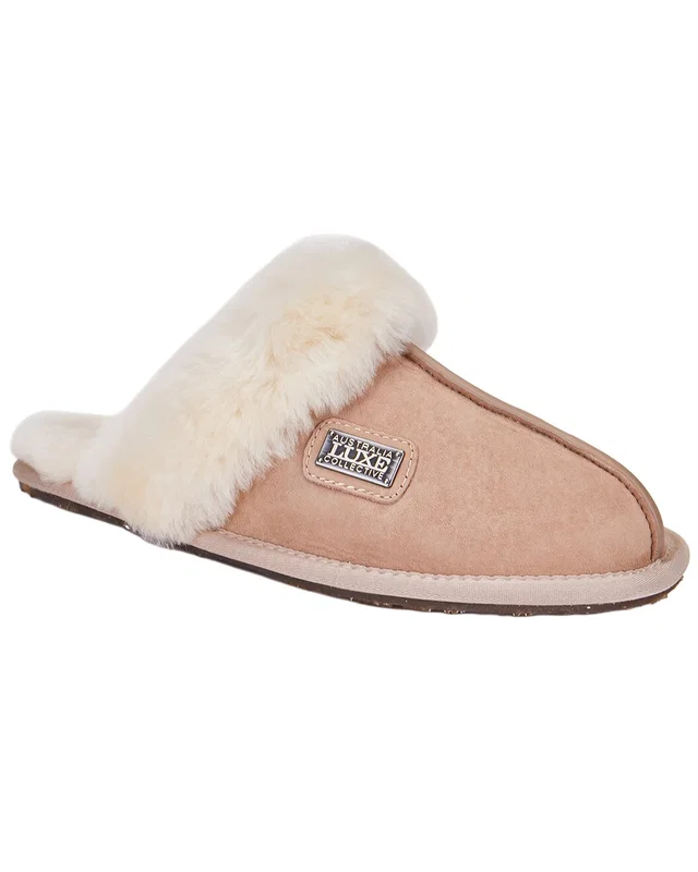 Australia Luxe Collective Closed Mule Sheepskin Slipper, image 1 of 1 from Rue La La