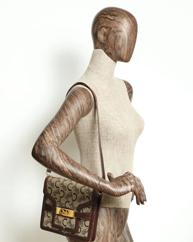 Celine C Horse Carriage Bag in Canvas from A Retro Tale, photo 10 of 14