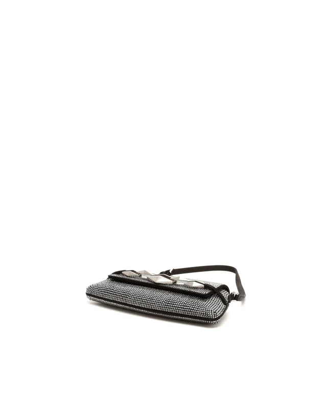 Jimmy Choo Diamond East-West Shoulder Bag in Suede from A Retro Tale, photo 4 of 8