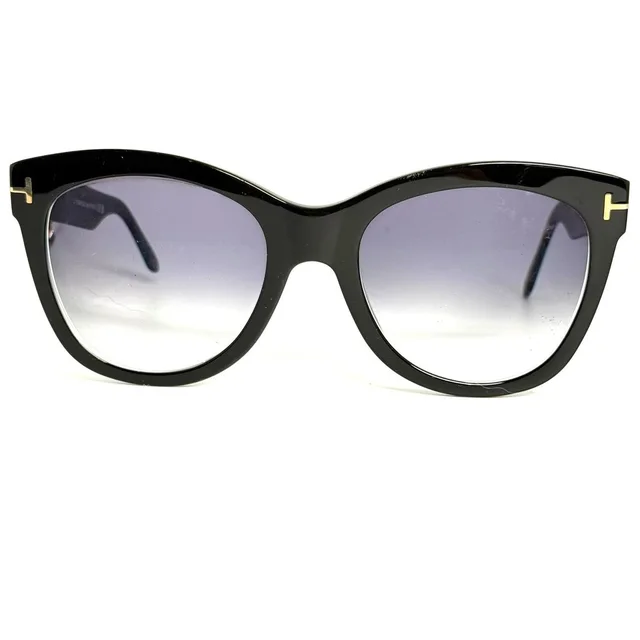 Tom Ford Wallace Tf870 01b Black Cat Eye Sunglasses Made In Italy in gold|black from Poshmark