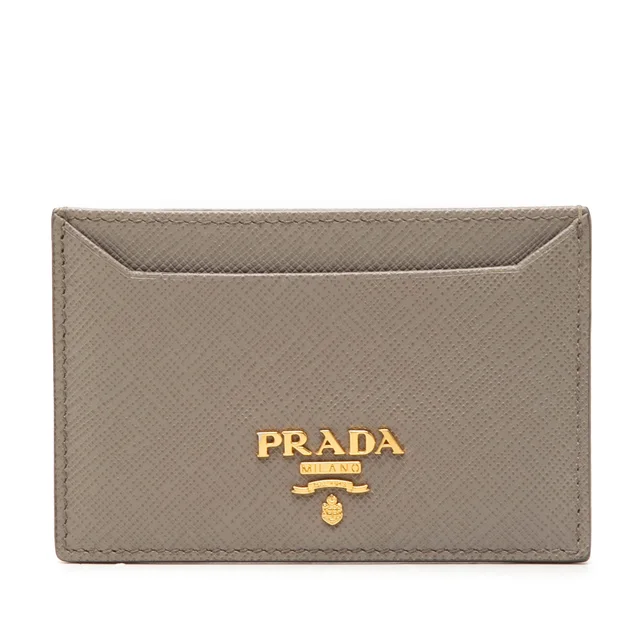 Brown Prada Saffiano Card Holder in Brown Saffiano leather from Designer Revival, photo 1 of 1