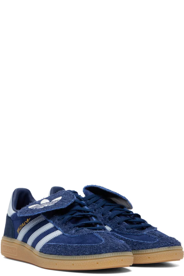 adidas Originals Navy Handball Spezial LT Sneakers, photo 4 of 4 from SSENSE