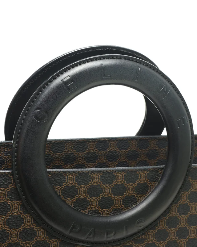 Celine Macadam Circle Tote Bag in Canvas from A Retro Tale, photo 7 of 13