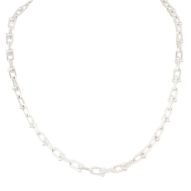 Tiffany & Co. HardWear Link Sterling Silver Necklace Small in Silver from Luxe.It.Fwd