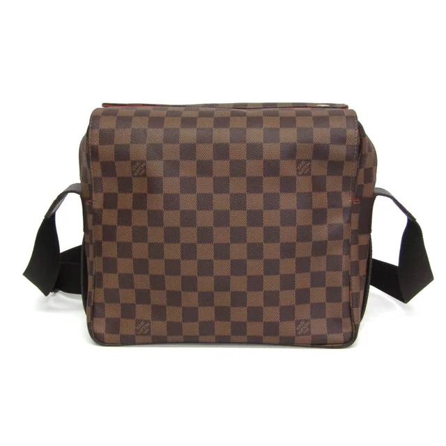 Louis Vuitton Damier Naviglio N45255 Men,Women Shoulder Bag Ebene in Brown Damier Canvas from Elady
