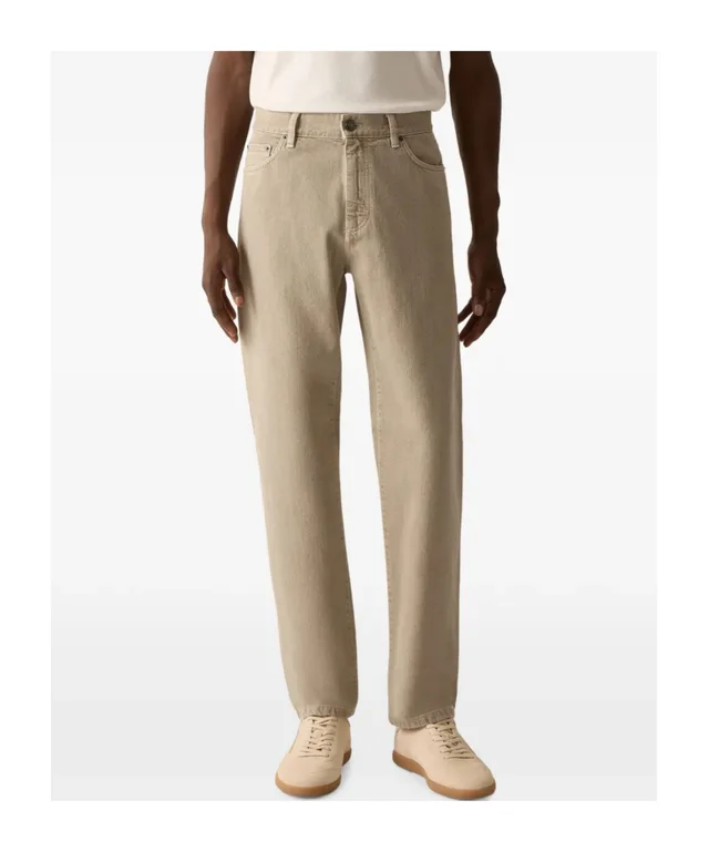 Zegna light taupe cotton Roccia pants, photo 2 of 5 from SENSER