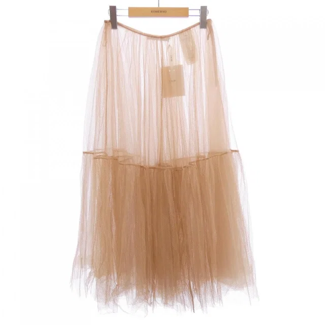 Dior Skirt Beige in Beige from The Reluxe