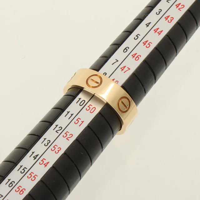 Cartier 18K Love Ring #49 Gold in Gold from VINTAGE QOO TOKYO, photo 2 of 2