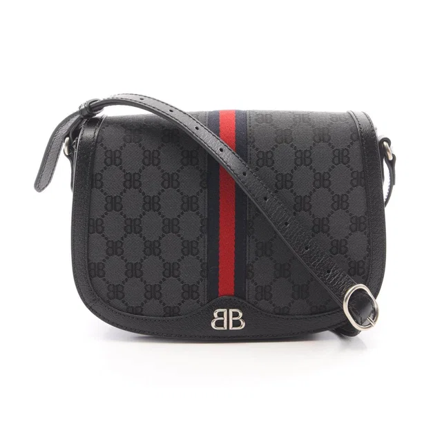 Balenciaga The Hacker Project Leather Canvas Shoulder Bag Limited in Canvas from LuxUness
