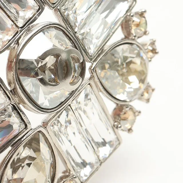 Chanel Coco Mark Rhinestone Brooch from A Retro Tale, photo 5 of 5
