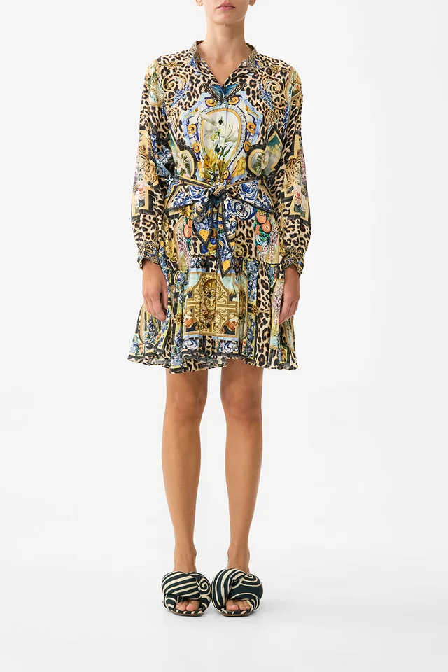 Camilla eBoutique SHORT TIERED SHIRTDRESS WITH WIDE WAIST TIE SEVILLIAN STYLE from CAMILLA, photo 1 of 1