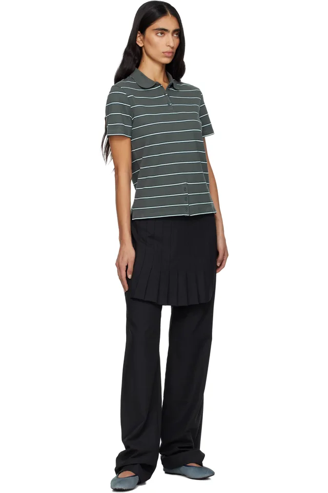 Paloma Wool Gray Julieta Polo, photo 4 of 4 from SSENSE