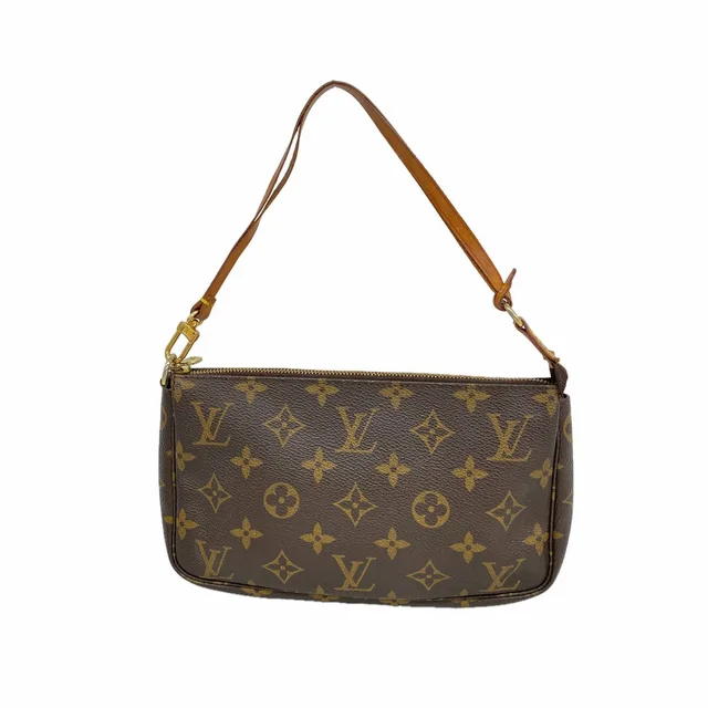 Louis Vuitton Pouch Monogram Pochette Accessoires Brown in Brown from The Reluxe