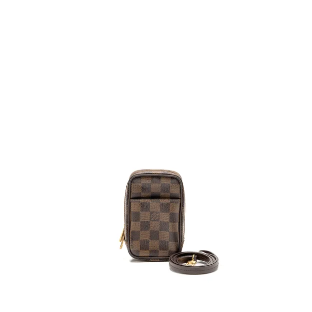 Louis Vuitton vintage Etui Okapi pm damier ebene canvas GHW in Brown Canvas from EMIER