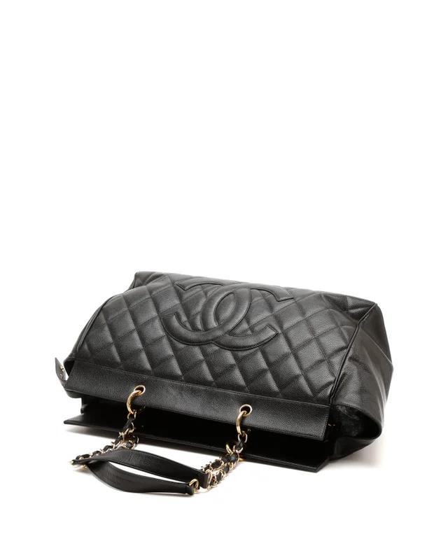 Chanel Caviar XXL Weekender Grand Shopping Tote Bag in Caviar leather from A Retro Tale, photo 3 of 10