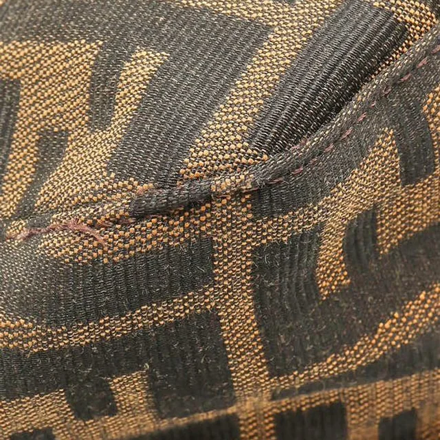Fendi Zucca Fold-Over Baguette Bag in Canvas from A Retro Tale, photo 6 of 9