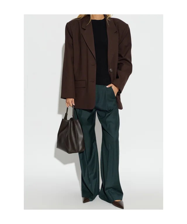 Victoria Beckham Ethel High-Rise Wide-Leg Pants, photo 3 of 4 from SENSER