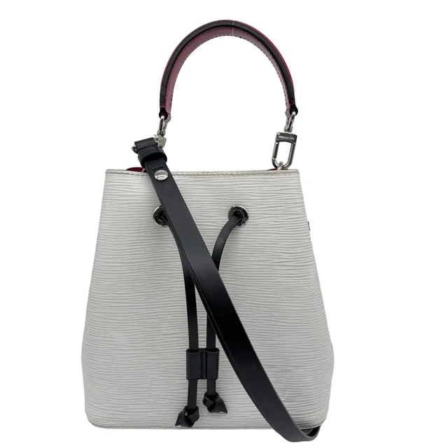 Louis Vuitton NeoNoe BB Epi Leather Bucket Bag White in White Leather from Dallas Designer Handbags