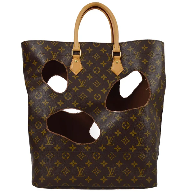 Louis Vuitton x Rei Kawakubo Comme des Garcons 2014 Monogram Bag With Holes M40279 in Coated canvas from AMORE Vintage Tokyo