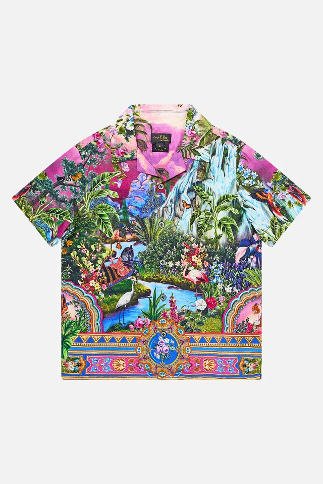 Camilla eBoutique BOYS SHORT SLEEVE CAMP COLLARED SHIRT TURKISH DELIGHT from CAMILLA, photo 1 of 1