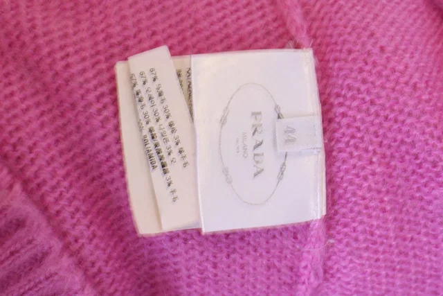 Prada L/S Cardigan Pink M in Pink from Luxury Promise