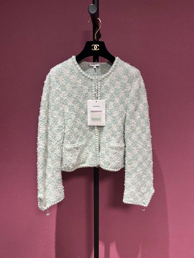 Chanel Mint Cardigan from Luxury Promise