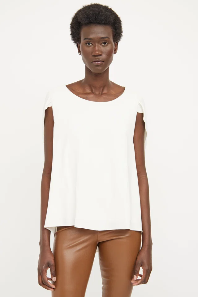 The Row Layered Short Sleeve Top from VSP Consignment