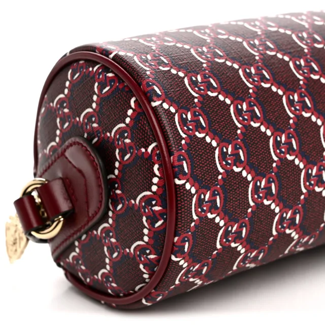 Gucci GG Shadow Monogram Ophidia Crossbody Bag Rosso Ancora Red in Red Coated canvas from FASHIONPHILE, photo 9 of 12
