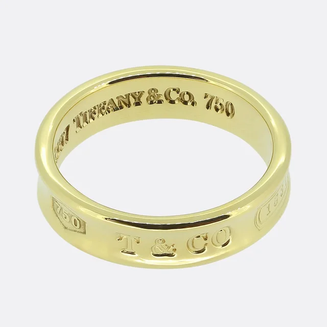 Tiffany & Co. 1837 Band Ring Size W (65) from The Vintage Jeweller