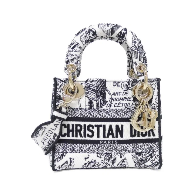 Plan de Paris Lady Dior D-Lite Mini Oomp in Canvas from The Reluxe