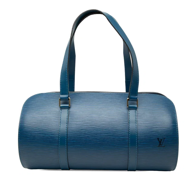 Blue Louis Vuitton Epi Soufflot Shoulder Bag in Blue Leather from Designer Revival