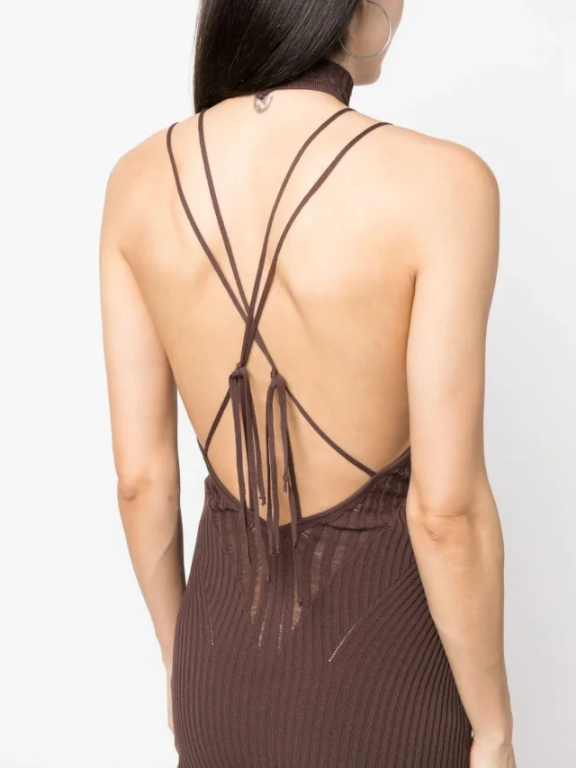 Andrea Adamo Ribbed Midi Dress, photo 5 of 5 from Balardi