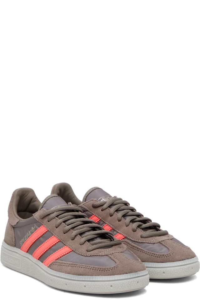 adidas Originals Brown Handball Spezial Sneakers, photo 4 of 5 from SSENSE