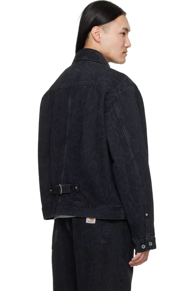 Carhartt Work In Progress Black Belmar Denim Jacket, photo 3 of 4 from SSENSE