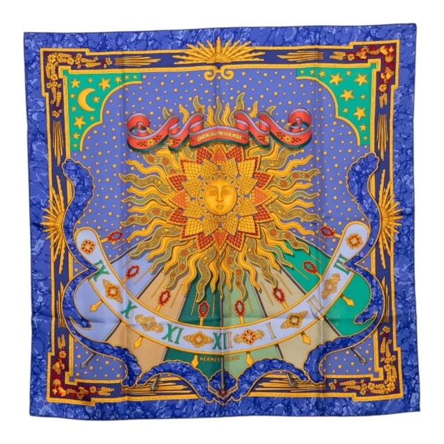 Hermès Carre 90 Carpe Diem Enjoy Today Scarf Muffler Silk Women's in gold Silk from Poshmark