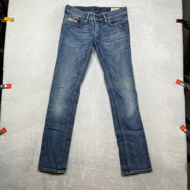 Diesel Liv Stretch Straight Jeans Women's 28 Blue Denim Classic Zip Fly - 30x31 in blue Denim from Poshmark
