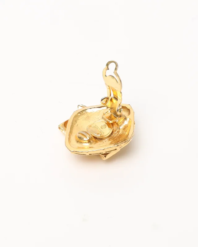 Chanel Ribbon Clip-on Earrings from A Retro Tale, photo 4 of 4