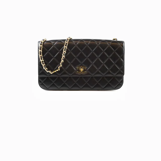 Chanel California Girl Flap Bag Black 2024 in Black Lambskin from The Purse Affair
