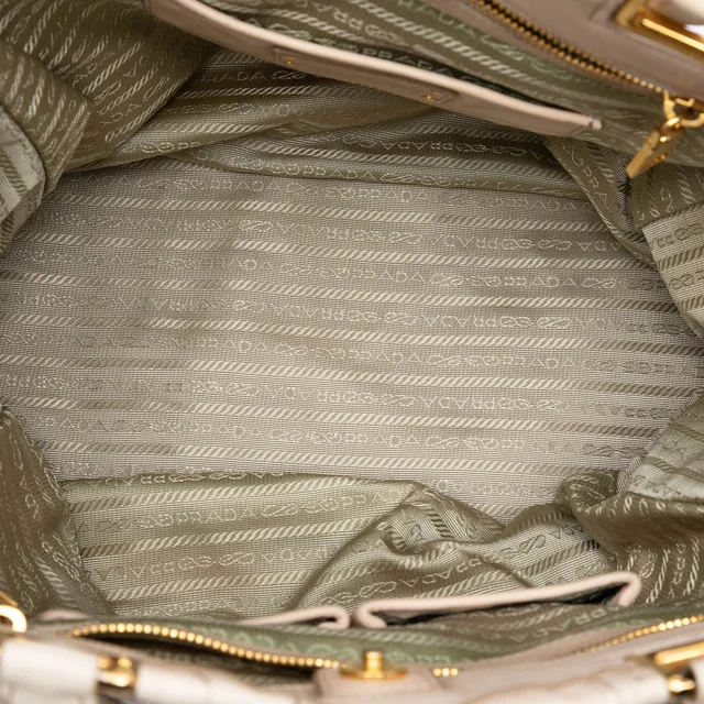 Brown Prada Nappa Gaufre Satchel in Brown Nappa leather from Designer Revival, photo 2 of 2