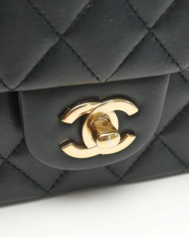 Chanel Classic Mini Top Handle Bag in Leather from A Retro Tale, photo 6 of 15